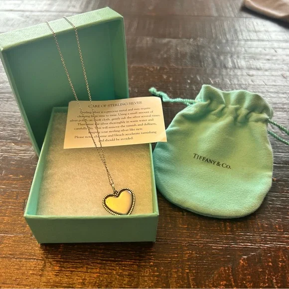 Tiffany & Co. Silver Heart Necklace